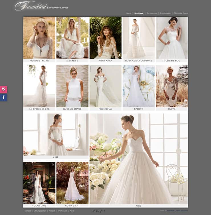 Traumkleid – Brautmoden 2011-2017