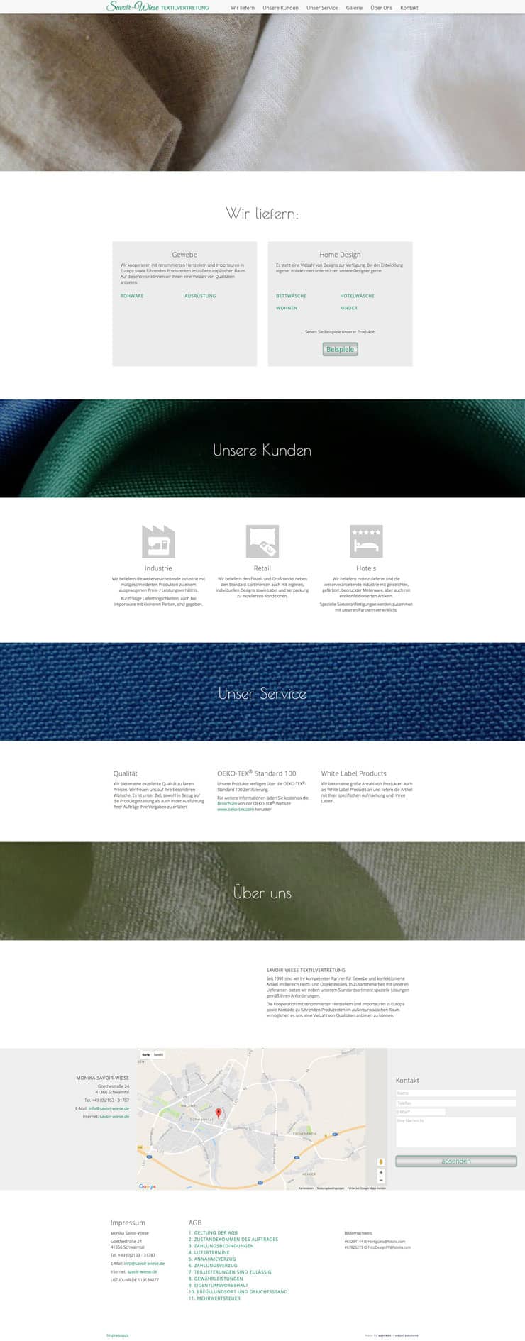 Savoir Wiese Textilvertretung
