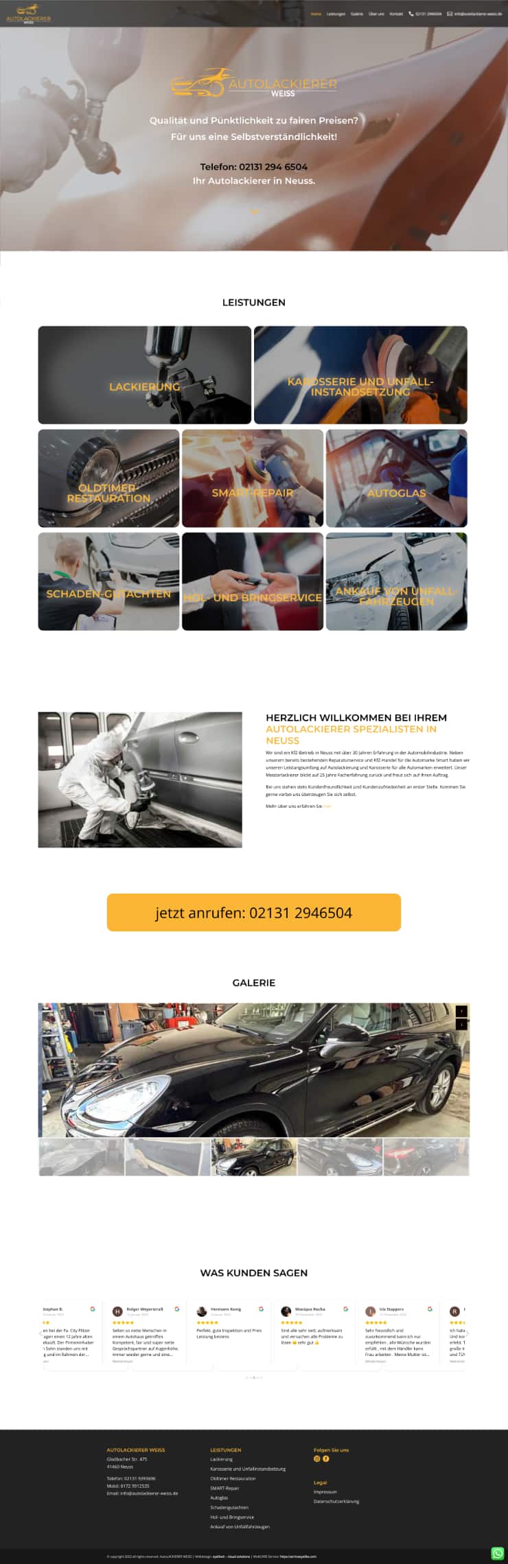 Autolackierer Weiss