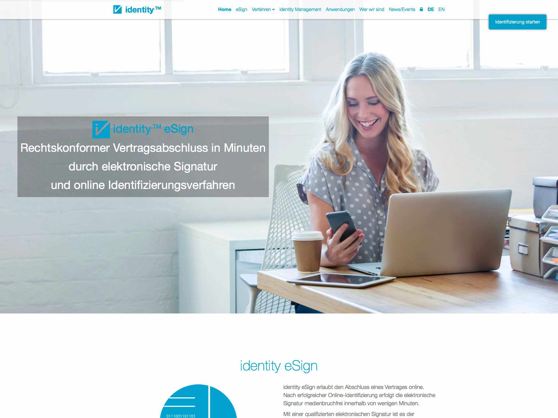 Webdesign für Service - Identity TM