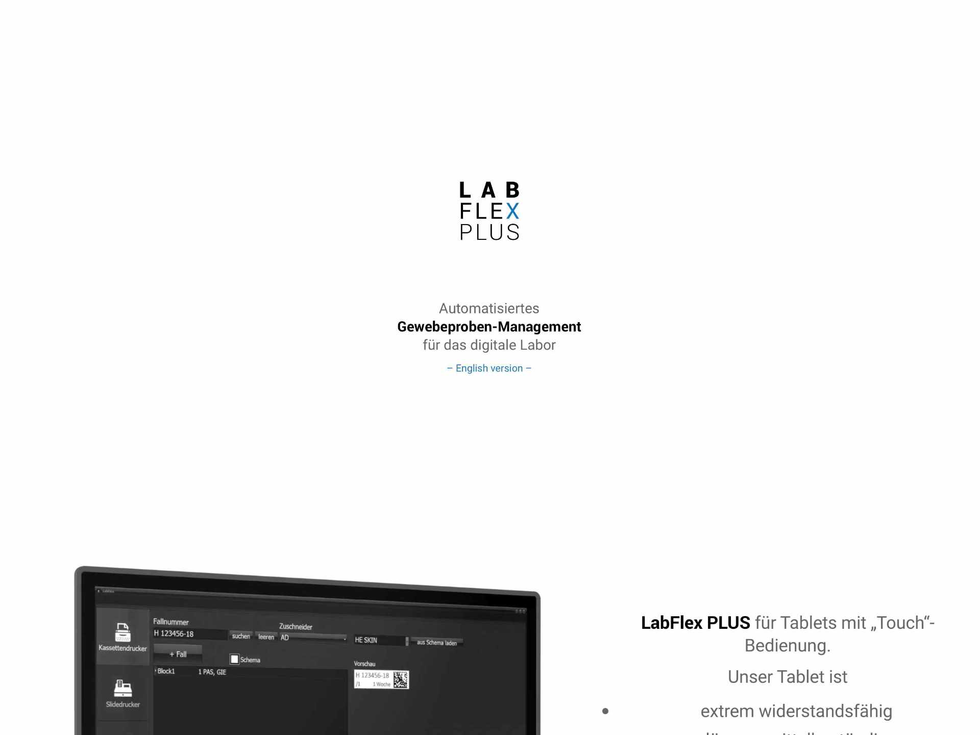Webdesign Beispiele für IT & Security: LabFlex made by eyelikeit – visual solutions