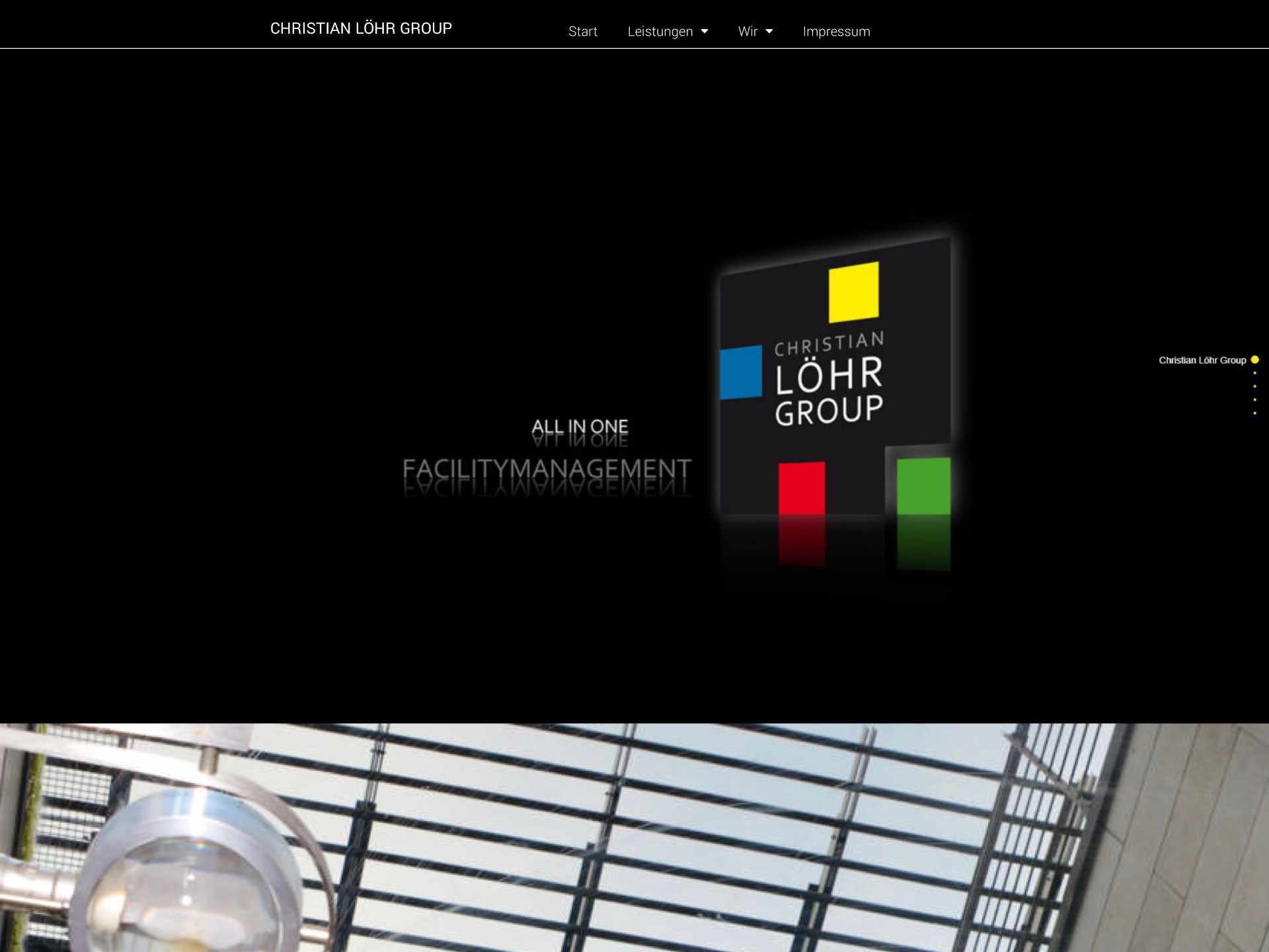 Webdesign Beispiel für Service - Christian Löhr Group